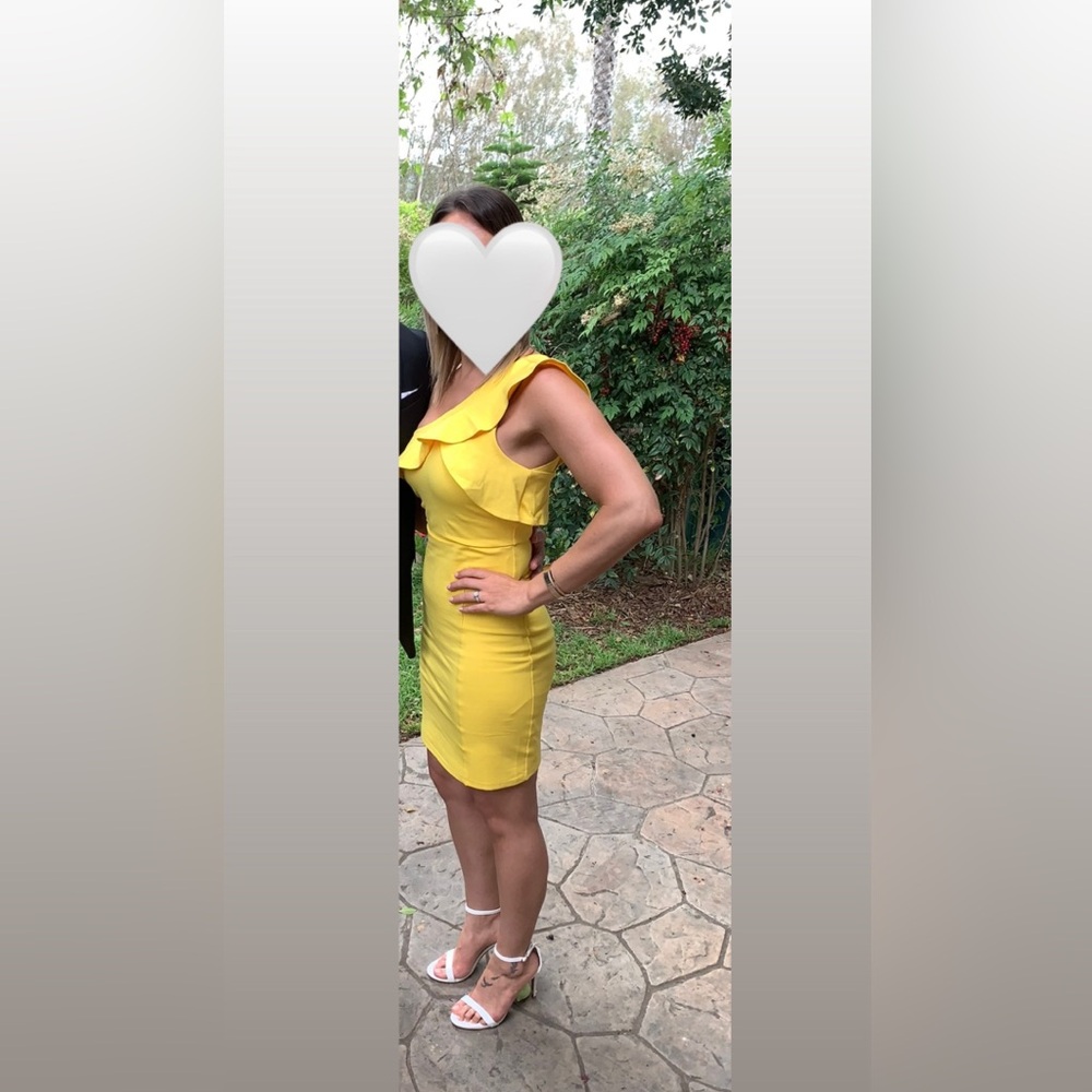 Lulus yellow dress